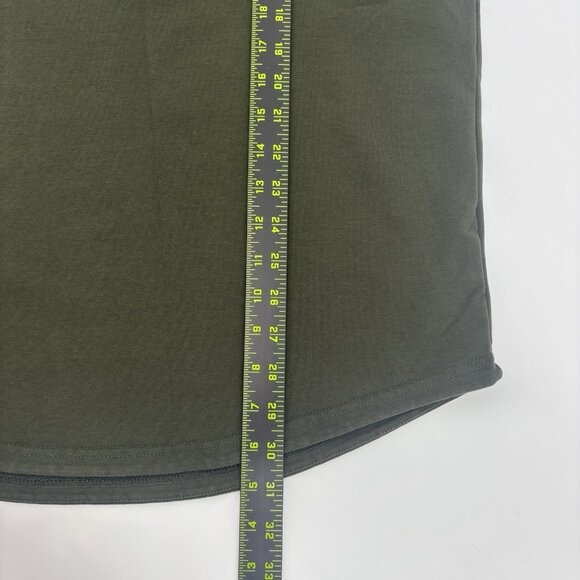 BYLT Premium Basics Drop Cut Tank Top Men Size XL Army Green‎ Lifting Gym - Picture 8 of 8